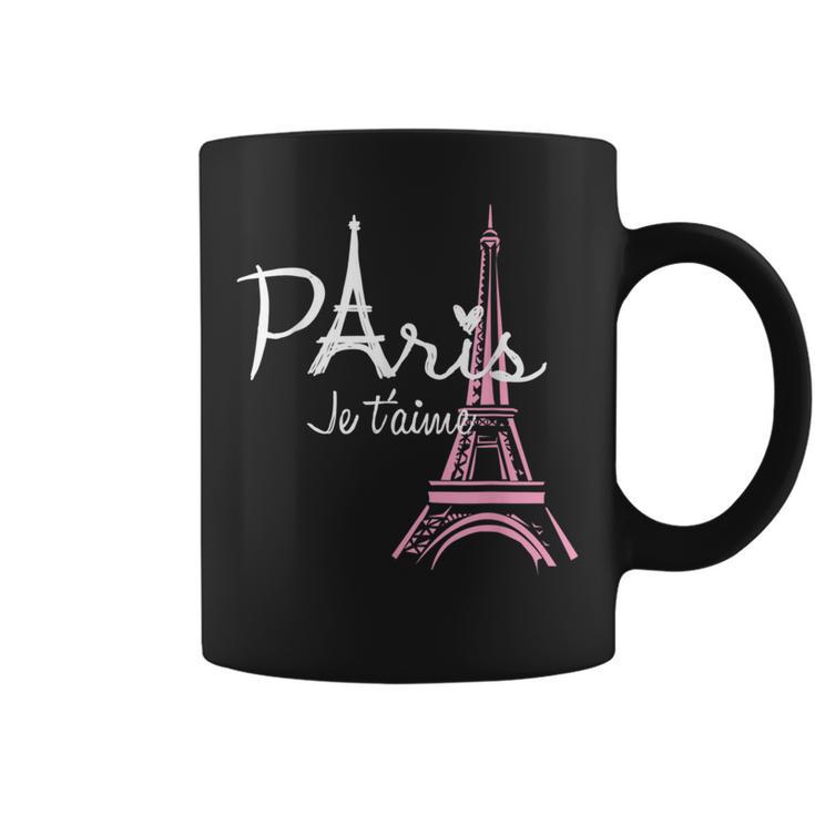 I Love Paris Eiffel Tower France French Souvenir Coffee Mug