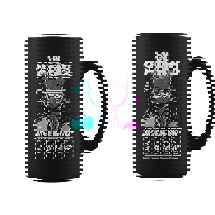 I Love Science And Speak Fluent Sarcasm Nerd Chemistry Coffee Mug