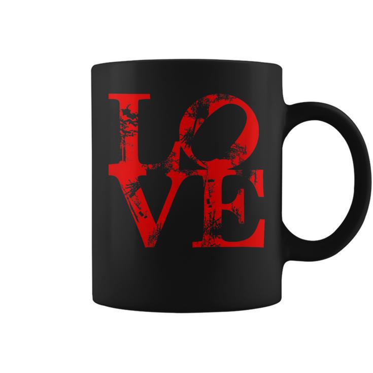 Love Sign Statue In Philadelphia Vintage Coffee Mug