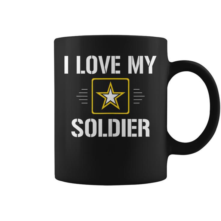 I Love My Soldier Military Army Coffee Mug