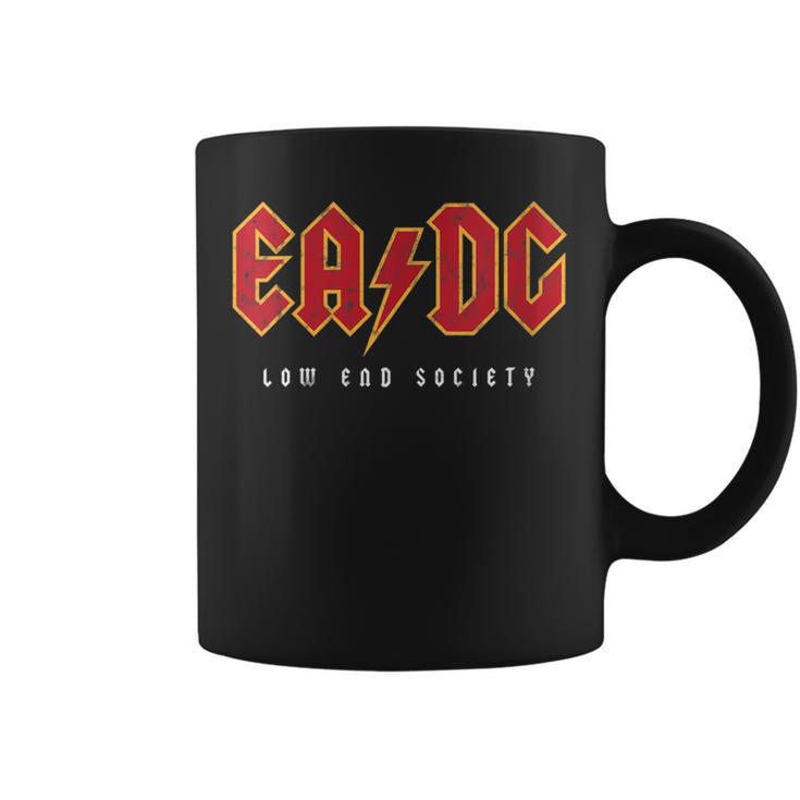 Low End Society Bass Player's Bass Guitar Eadg Strings Coffee Mug