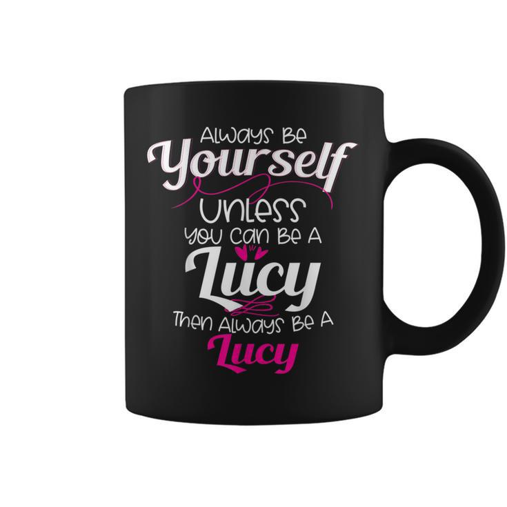 Lucy Name Personalized Christmas Present Her Coffee Mug
