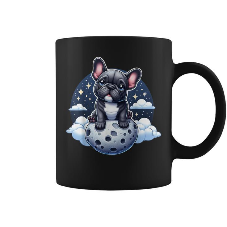 Lunar Frenchie Adventures Beyond Dog Lover French Bulldog Coffee Mug