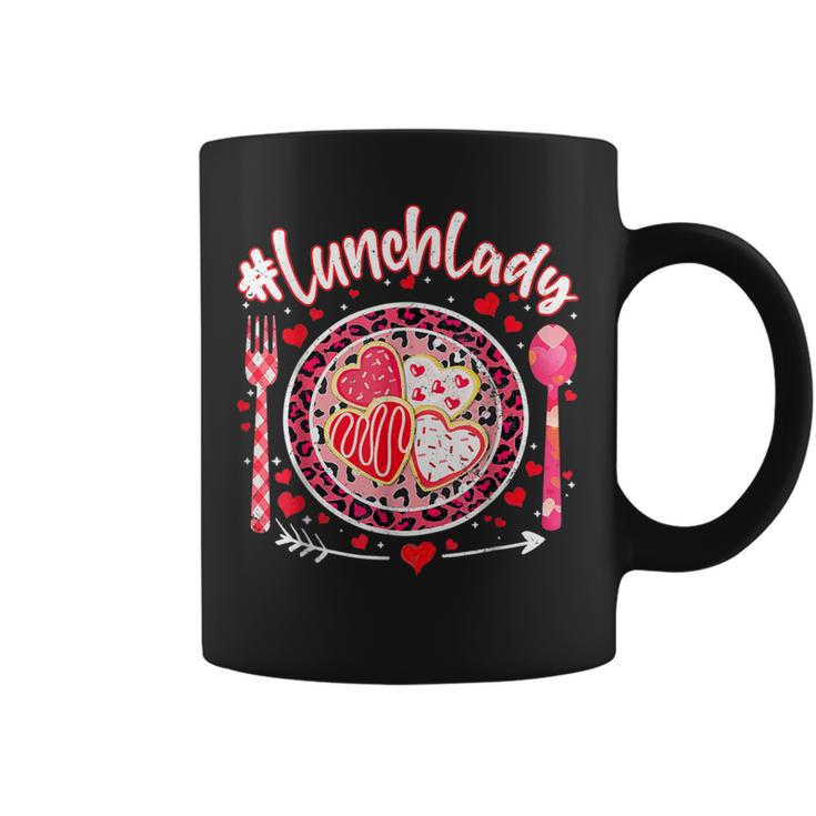 Lunch Lady Happy Valentine's Day Cafeteria Worker Coffee Mug