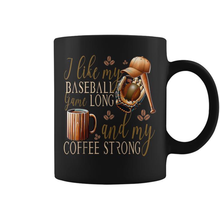 Lustiger Baseball Meine Spiele Lang Und Kaffee Stark Für Papa Mama Tassen