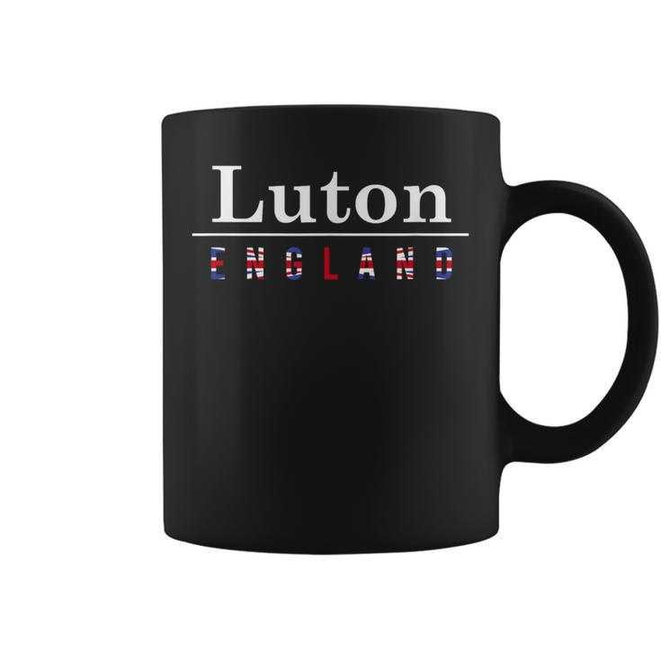 Luton English Flag Name Of The City In England Coffee Mug