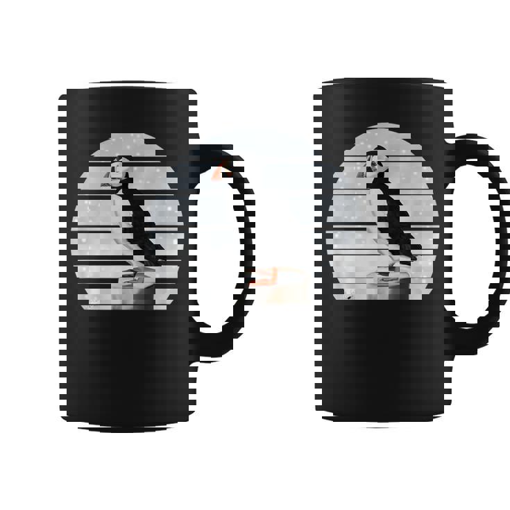 Macareux Moine Dans La Neige De Noël Dessin Tasse