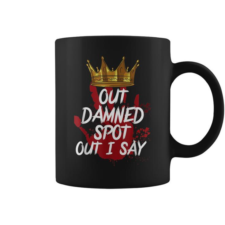 Macbeth Out Damned Spot Shakespeare Theater Coffee Mug