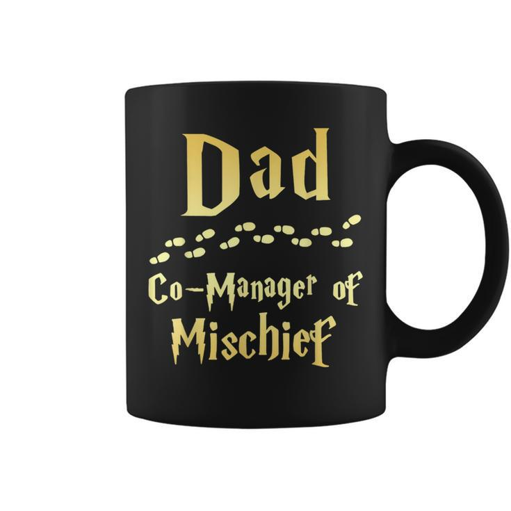 Magical Dad Manager Of Mischief Birthday Family Matching Coffee Mug