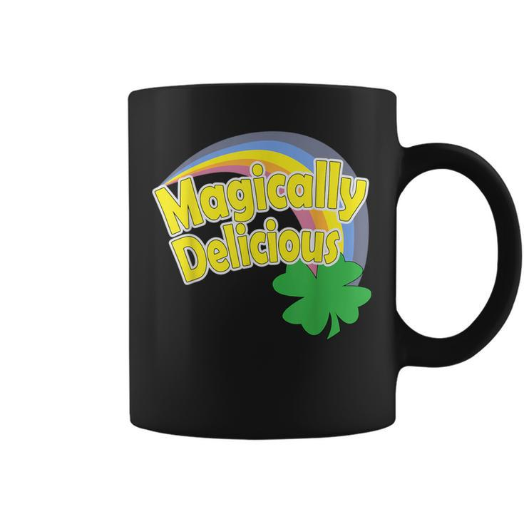 Magically Delicious St Patrick's Day Lucky Charms Rainbow Coffee Mug