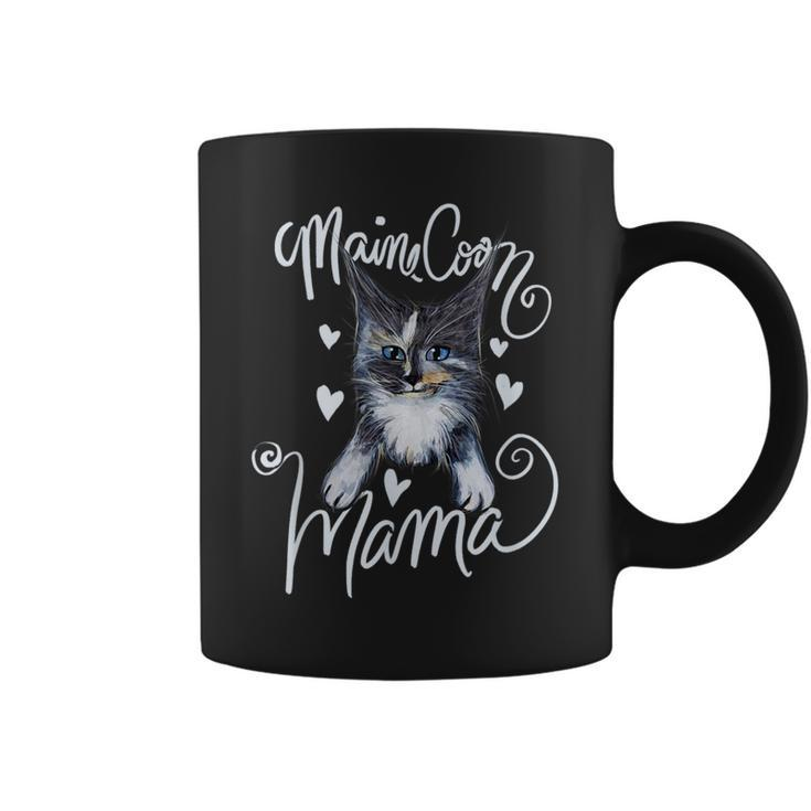 Maine Coon Mama Cute Dilute Calico Coffee Mug
