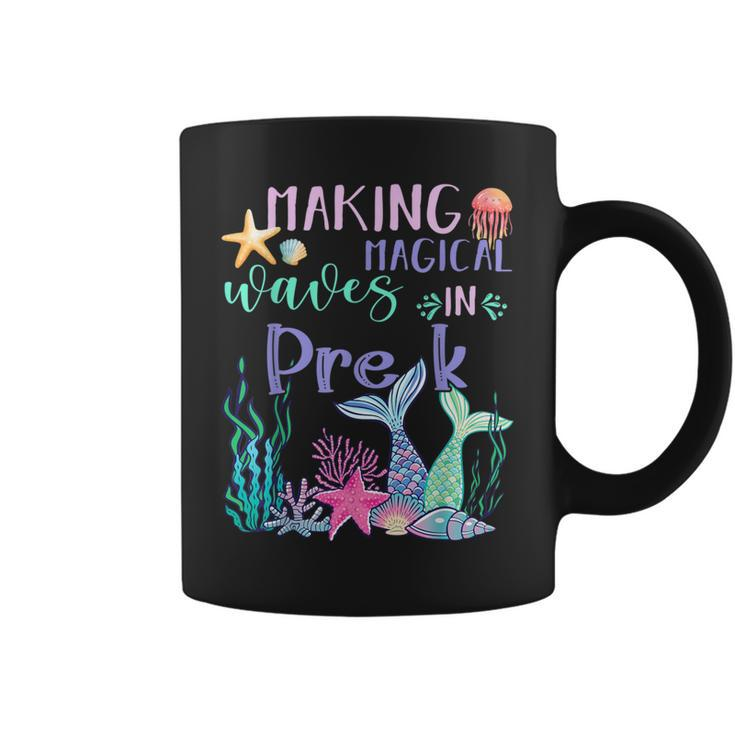 Making Magical Waves In Pre-K Mermaid Back To School Coffee Mug