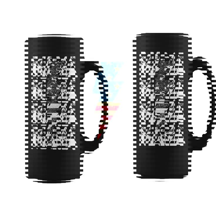 Mama 4Th Of July Patriotic Memorial Day Mom Coffee Mug