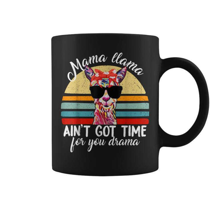 Mama-Llama Ain't Time For Drama  Llama Coffee Mug