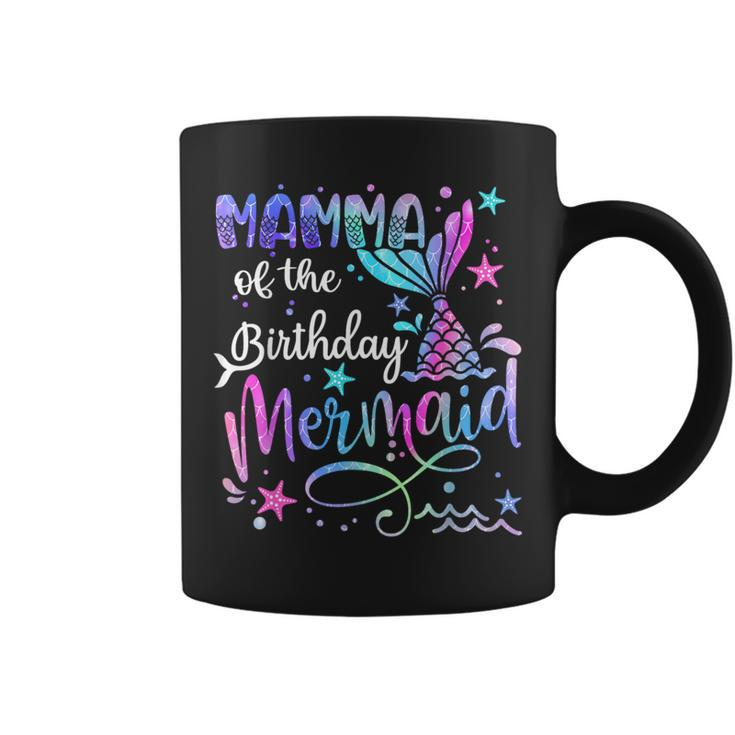 Mamma Of The Birthday Mermaid Matching Family Father's Day Coffee Mug