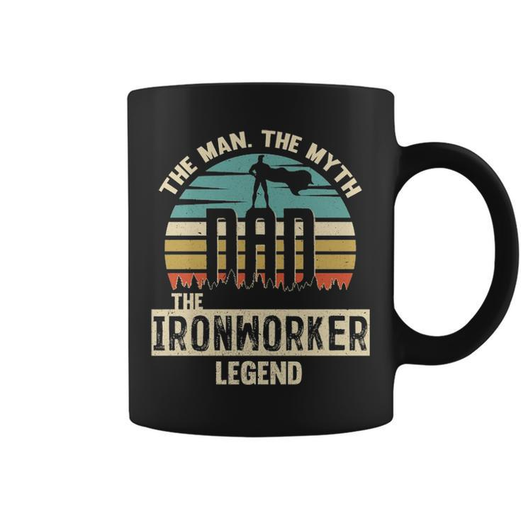 Man Myth Legend Dad Ironworker Coffee Mug