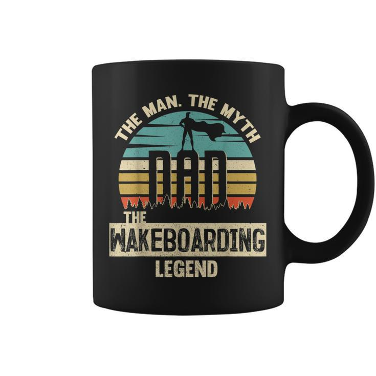 Man Myth Legend Dad Wakeboarding Coffee Mug
