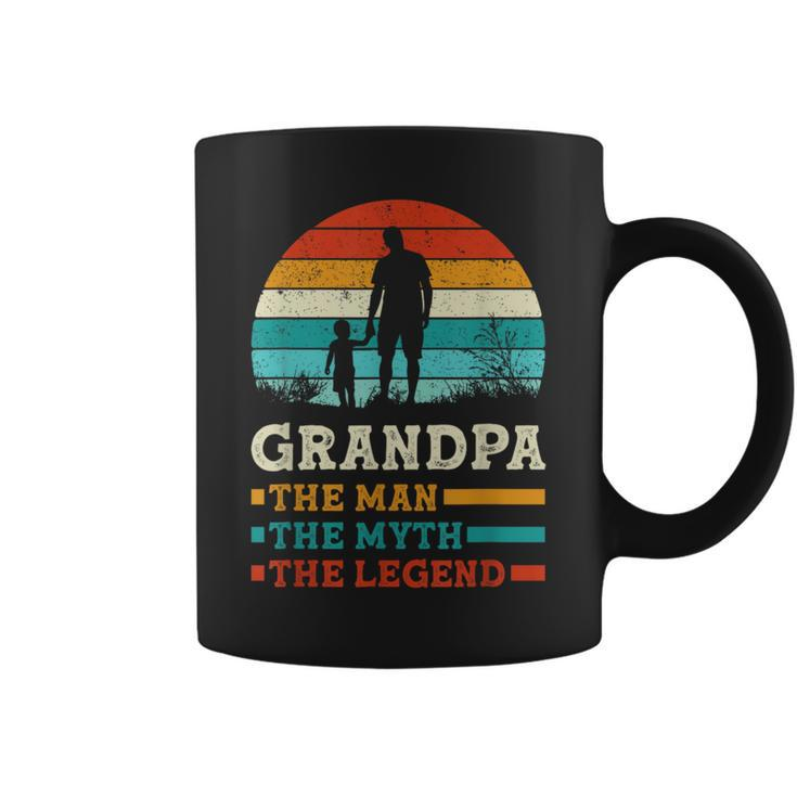 The Man The Myth The Legend Fun Sayings Father's Day Grandpa Coffee Mug