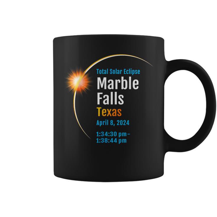 Marble Falls Texas Tx Total Solar Eclipse 2024 1 Coffee Mug Seseable UK