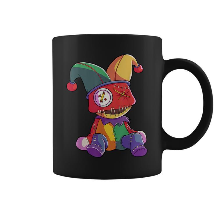 Mardi Gras Costume Voodoo Doll Jester Hat Carnival Coffee Mug