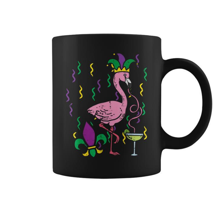 Mardi Gras Jester Flamingo Carnival Bird Women Coffee Mug