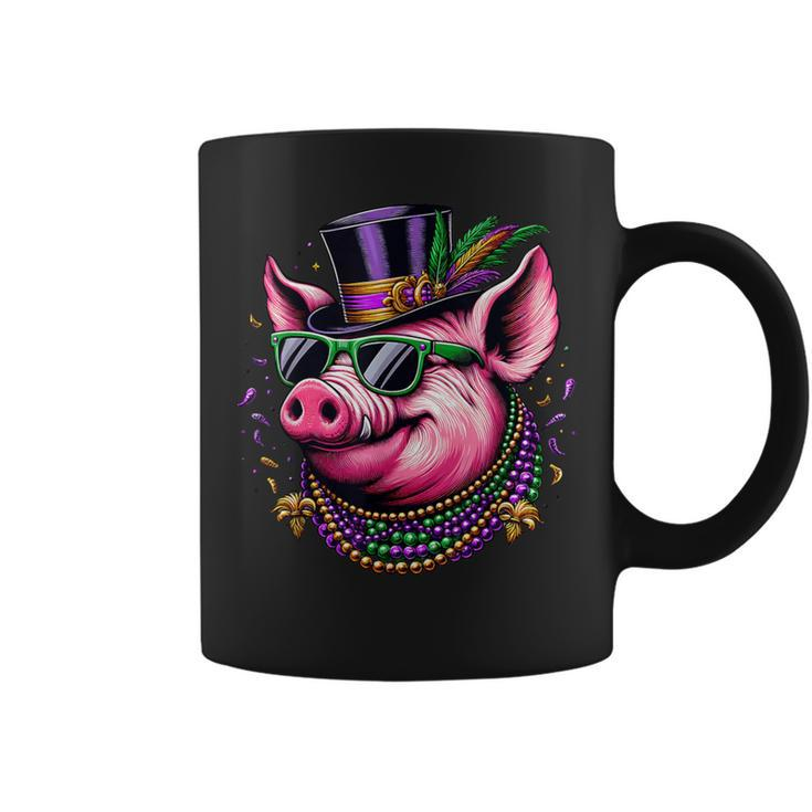 Mardi Gras Pig Coffee Mug