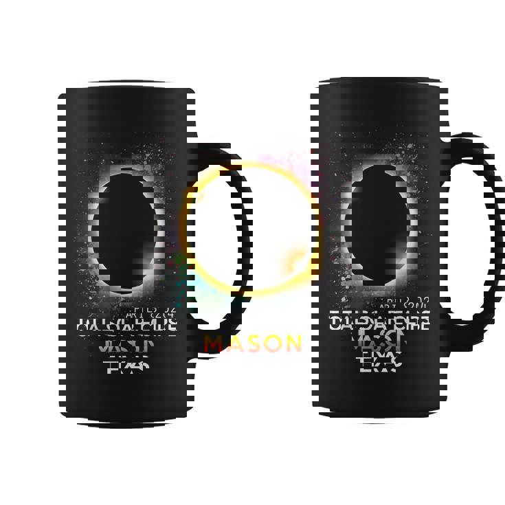 Mason Texas Totality Total Solar Eclipse April 8 2024 Coffee Mug