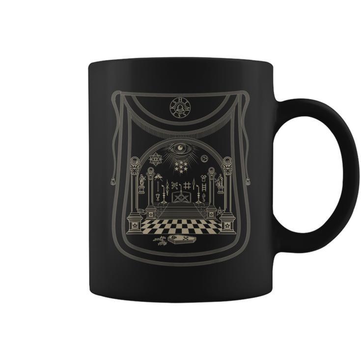 Masonic Apron Vintage Drawing Coffee Mug