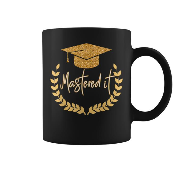 Master Degree Graduation Mastered It 2024 Graduate Coffee Mug