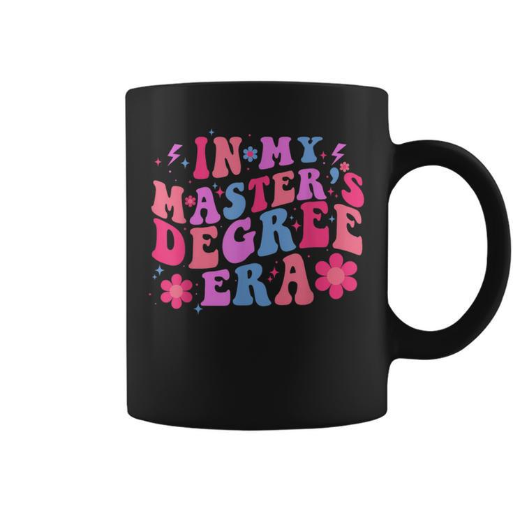 In My Master's Degree Era Retro Groovy Graduation Party Coffee Mug