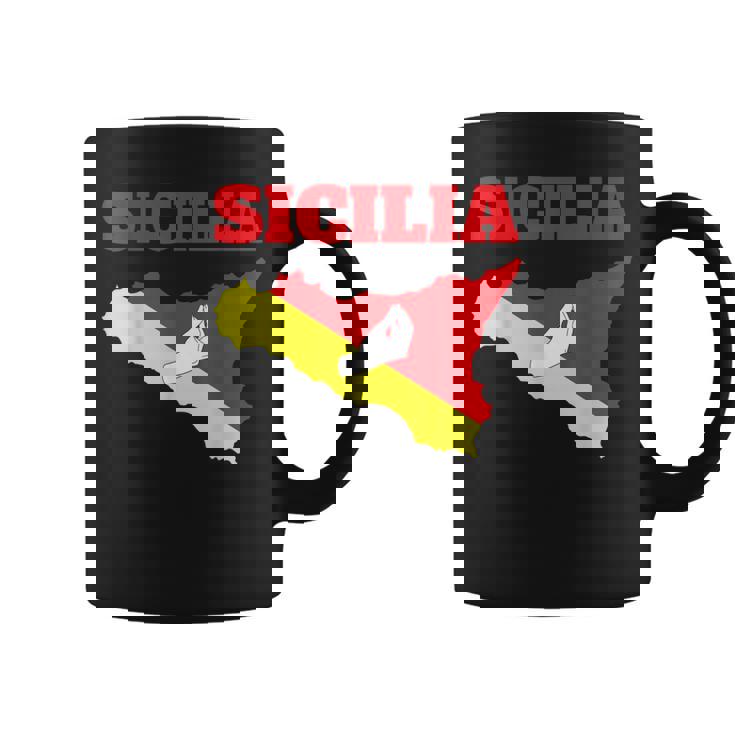 Mata Que Bella Sicilia Taza de café