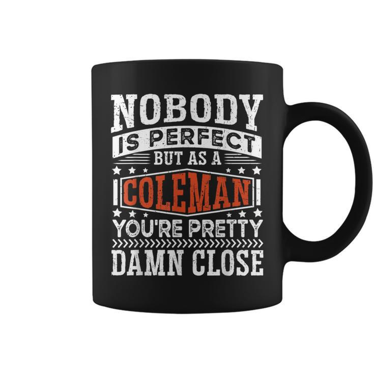 Matching Coleman Family Name Family Reunion Coleman Coffee Mug