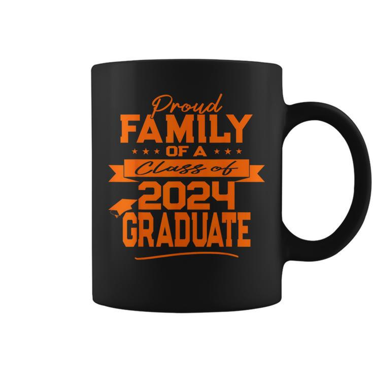 Matching Orange Proud Family Class Of 2024 Graduate Ceremony Coffee Mug