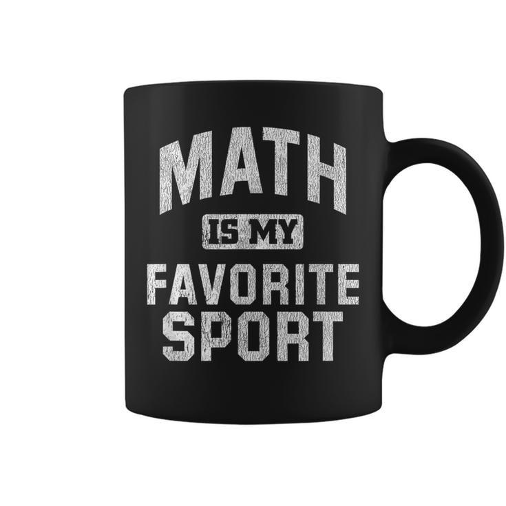 Mathlete Math Is My Favorite Sport Quote Coffee Mug