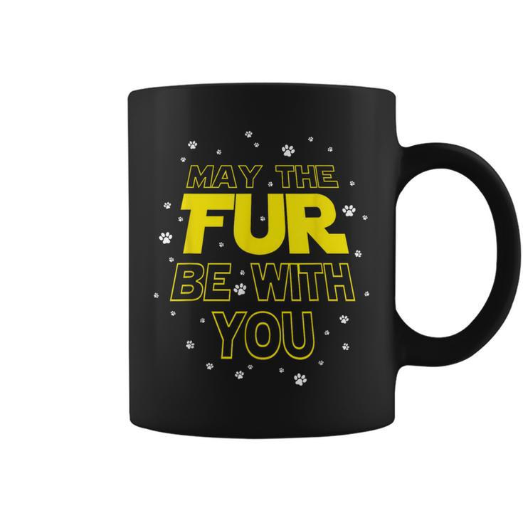 May The Fur Be With You Epic Dog Sci-Fi Sarcasm Coffee Mug