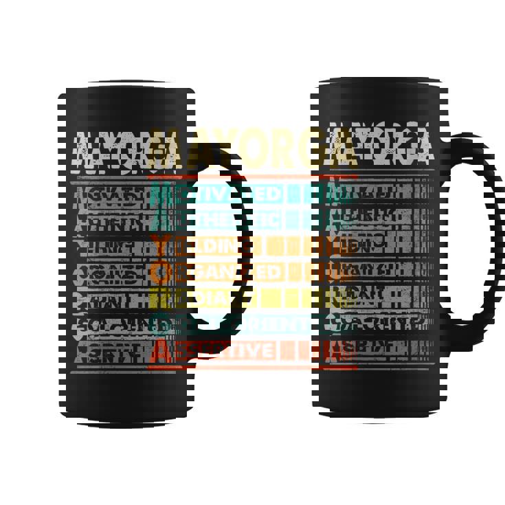 Mayorga Family Name Mayorga Last Name Team Coffee Mug