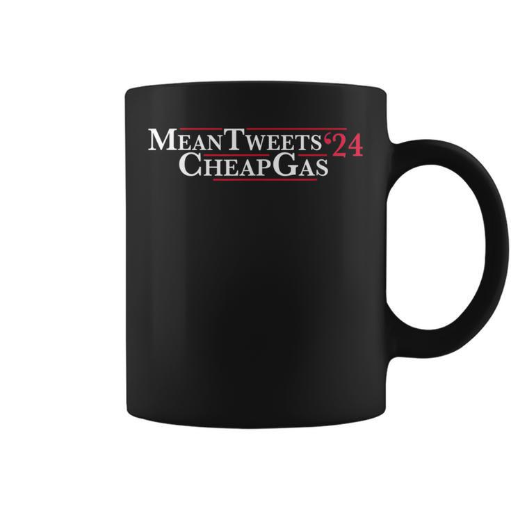 Mean Tweets '24 Cheap Gas Price Gas Trump 2024 Coffee Mug