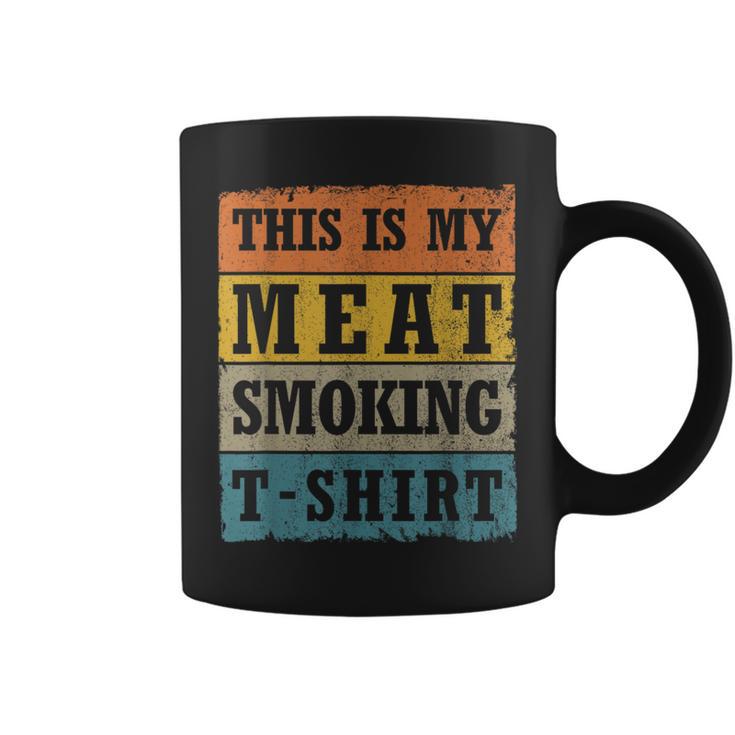 This Is My Meat Smoking Vintage Retro Bbq Grill Coffee Mug