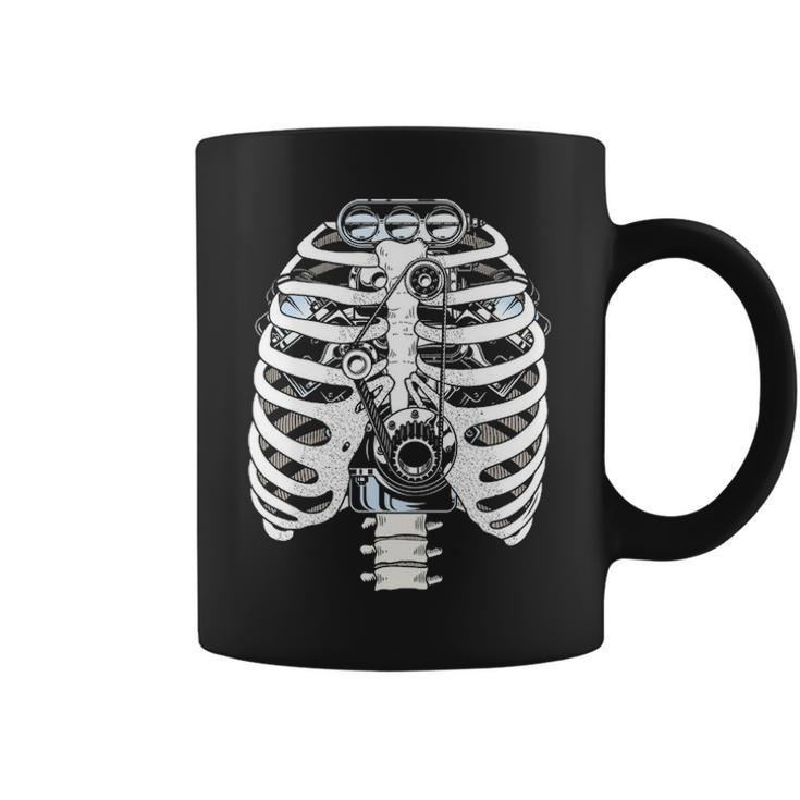 Mechanic Car Engineer Skeleton Mechanics Coffee Mug
