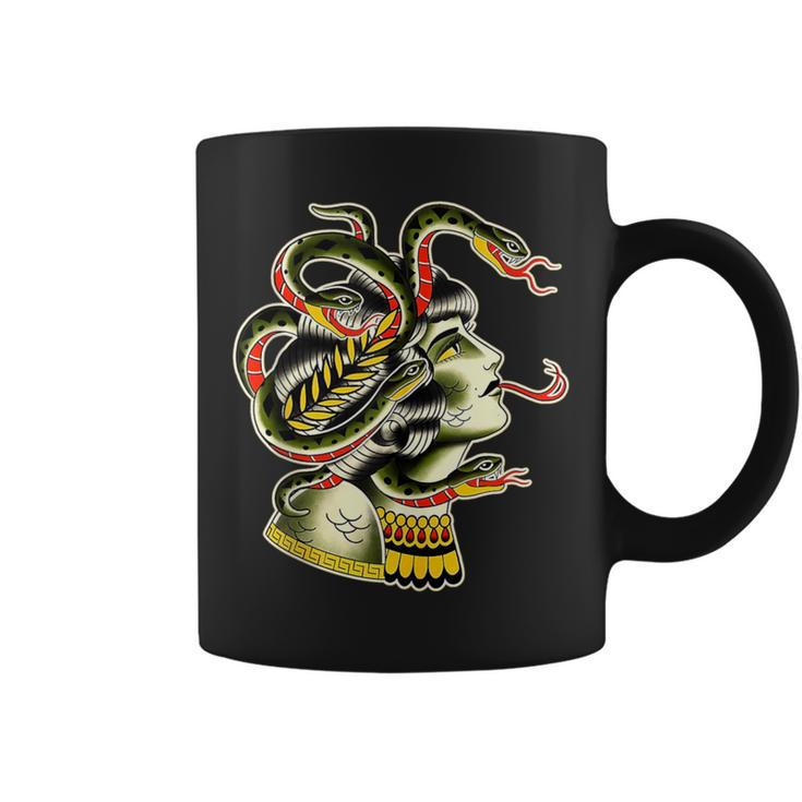 Medusa Greek Mythology Traditional Flash Coffee Mug