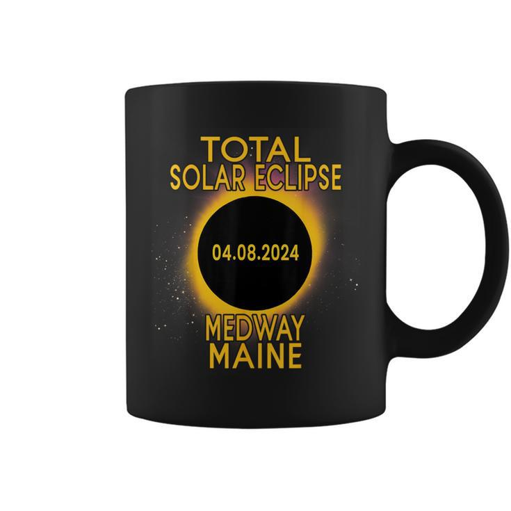 Medway Maine Total Solar Eclipse 2024 Coffee Mug