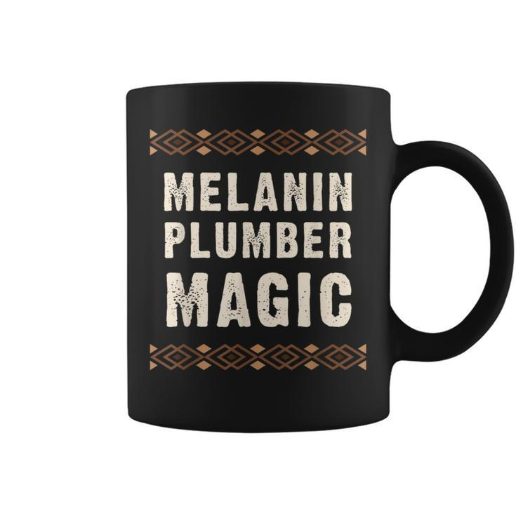 Melanin Black Pride Plumber Magic Junenth Coffee Mug