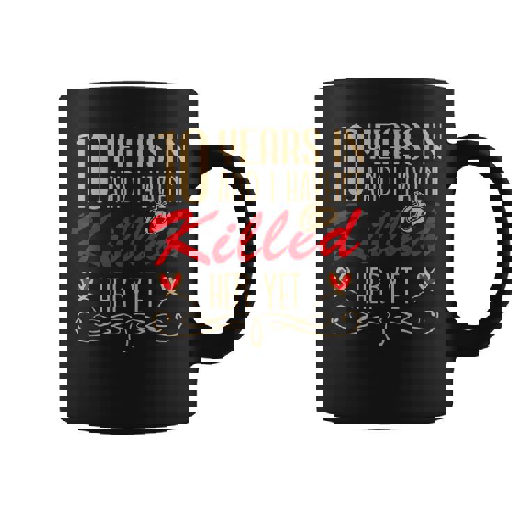 Meme 10 Aniversario De Bodas Parejas Casadas 10 Años Divertidos Taza de café