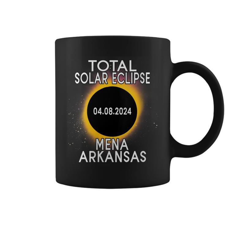 Mena Arkansas Total Solar Eclipse 2024 Coffee Mug