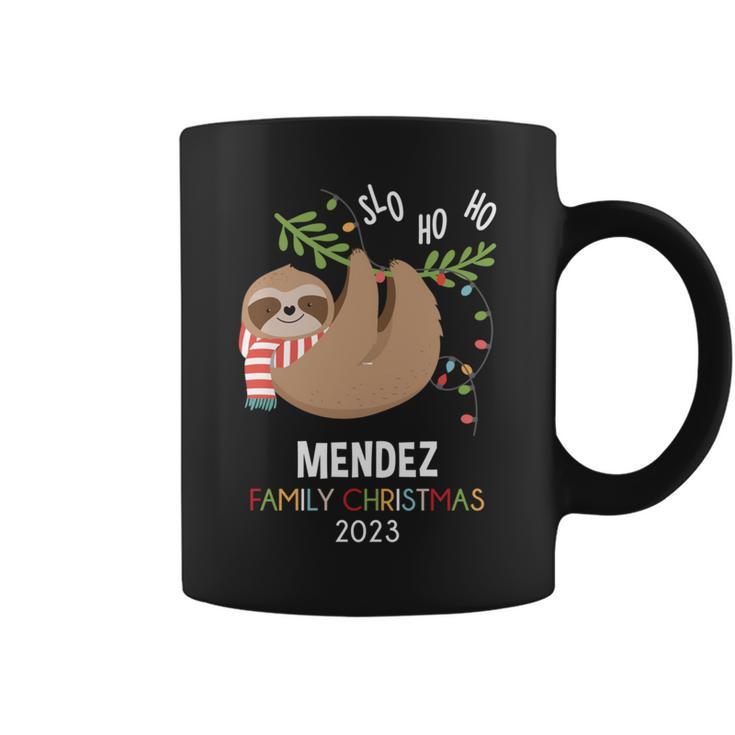 Mendez Family Name Mendez Family Christmas Coffee Mug