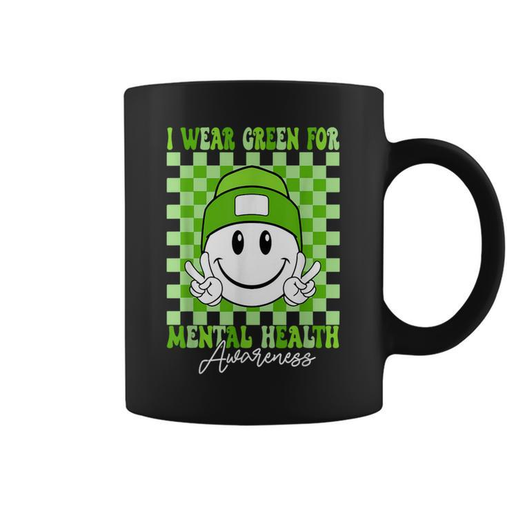 Mental Health Matters I Wear Green Mental Health Awareness Coffee Mug