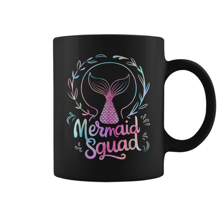 Mermaid Squad Of The Birthday Mermaid Coffee Mug