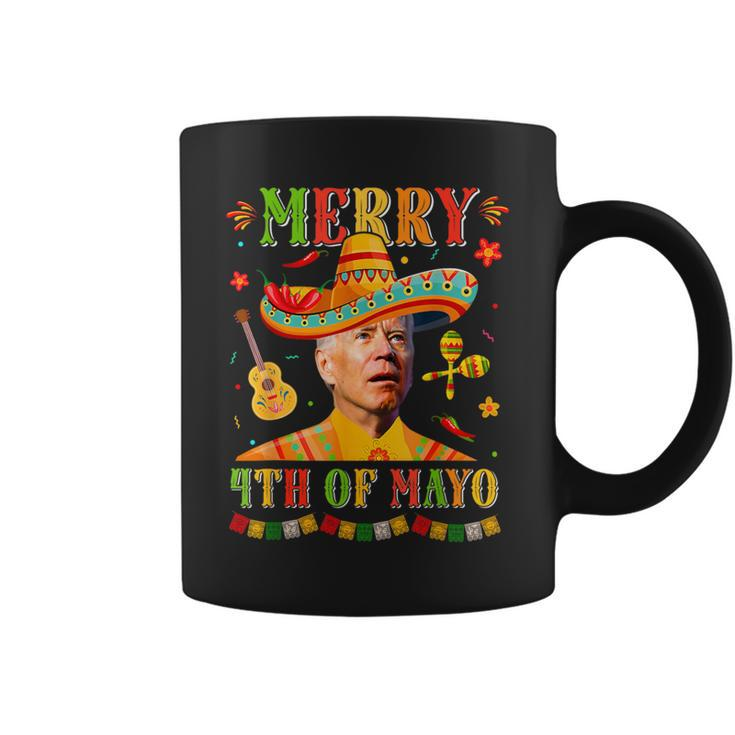Merry 4Th Of Mayo Sombrero Joe Biden Cinco De Mayo Mexican Coffee Mug