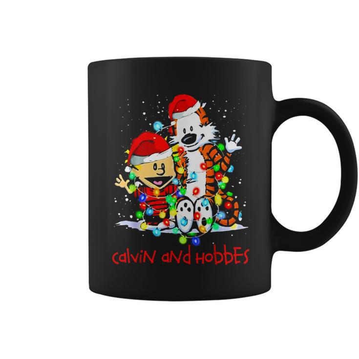 Merry Christmas Calvins And Arts Comics Hobbes For Fans Coffee Mug