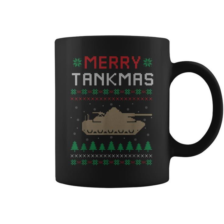 Merry Tankmas Battle Tank Military Ugly Christmas Sweater Coffee Mug